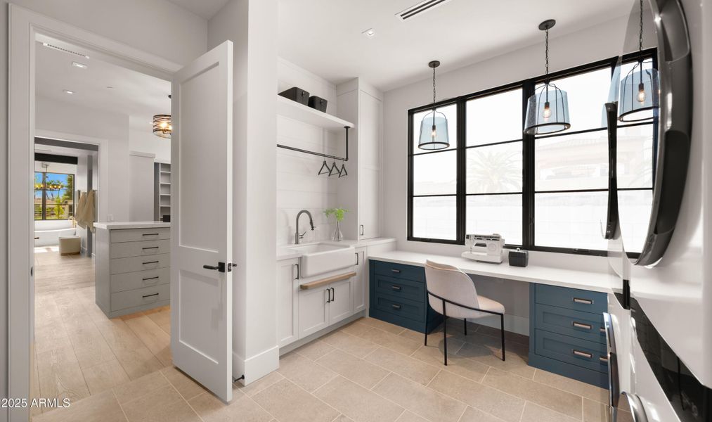 Laundry Room with Primary Closet Access