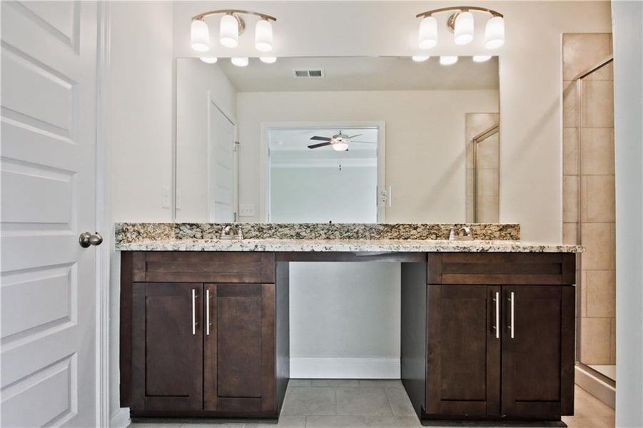 Furnished interior view inside a new home in Towns at Enclave, Lawrenceville (Image 7).