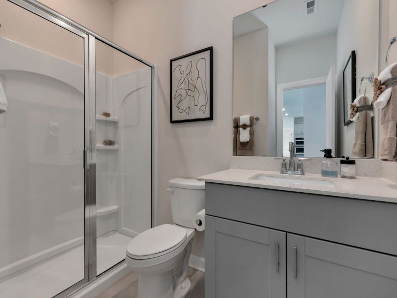 Furnished interior view inside a new home in Buffalo Ridge, Newton (Image 19).