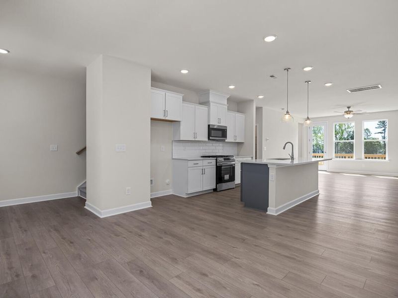 Spacious, unfurnished interior of a new home in Camden Park, Knightdale (Image 23).
