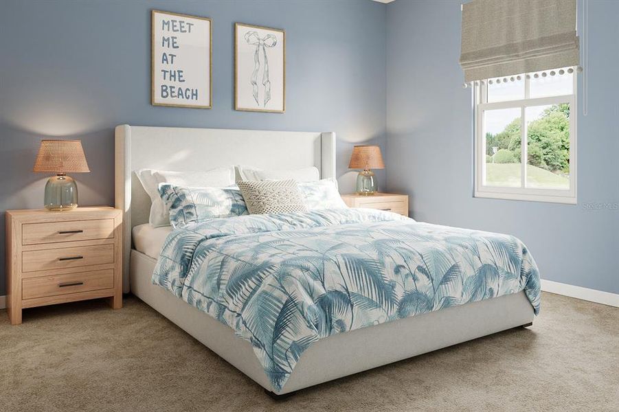 Furnished interior view inside a new home in Lake Mattie Preserve, Auburndale (Image 6).