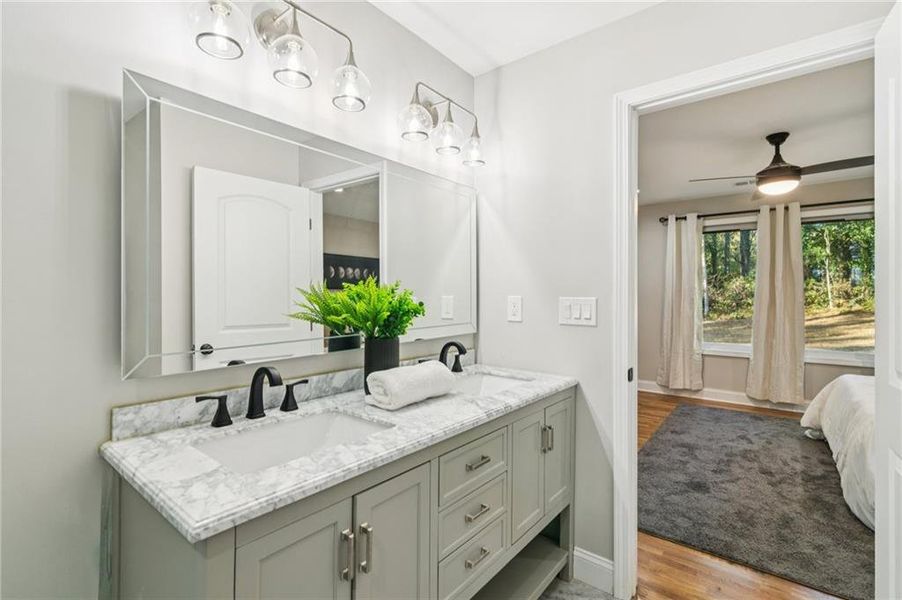 Furnished interior view inside a new home in , Decatur (Image 16).