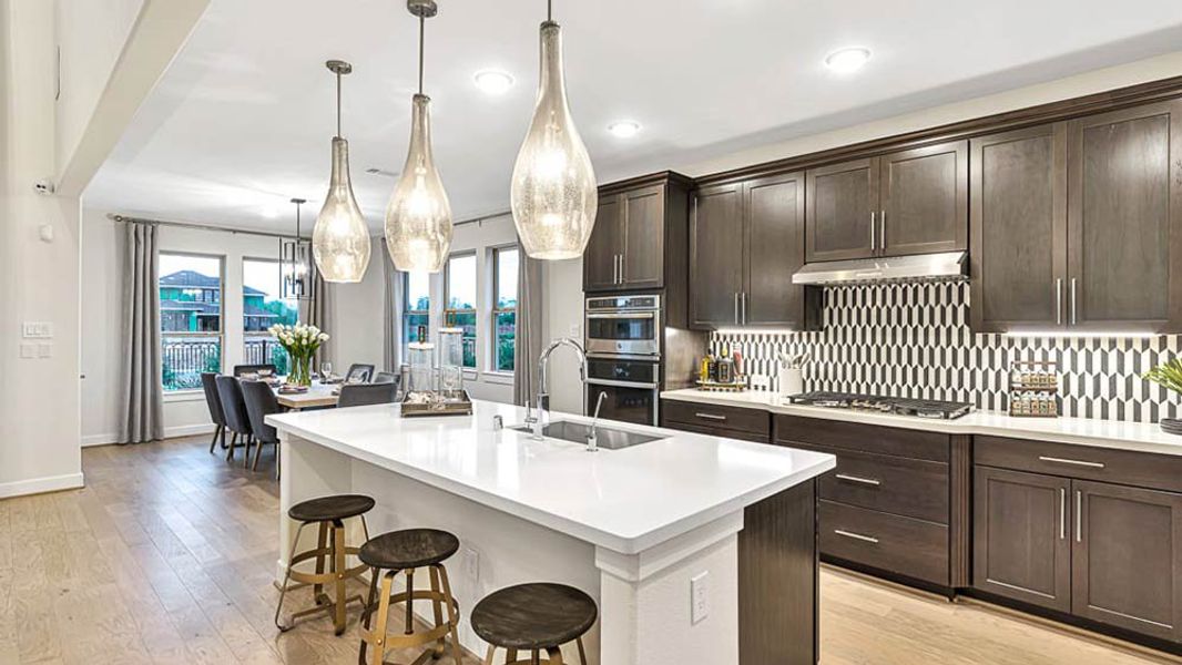 Furnished interior view inside a new home in Avalon at Cypress, Cypress (Image 3).