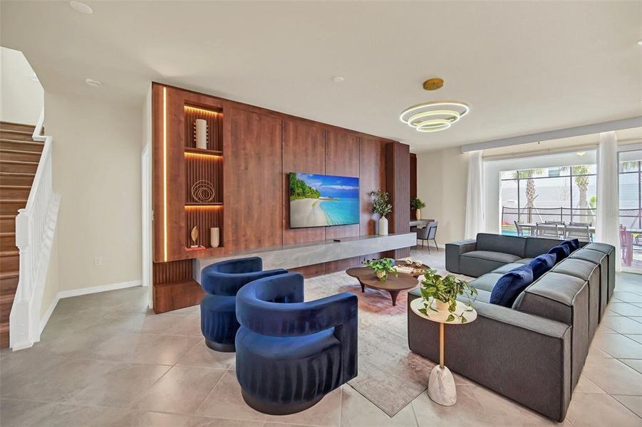 Furnished interior view inside a new home in , Clermont (Image 7).