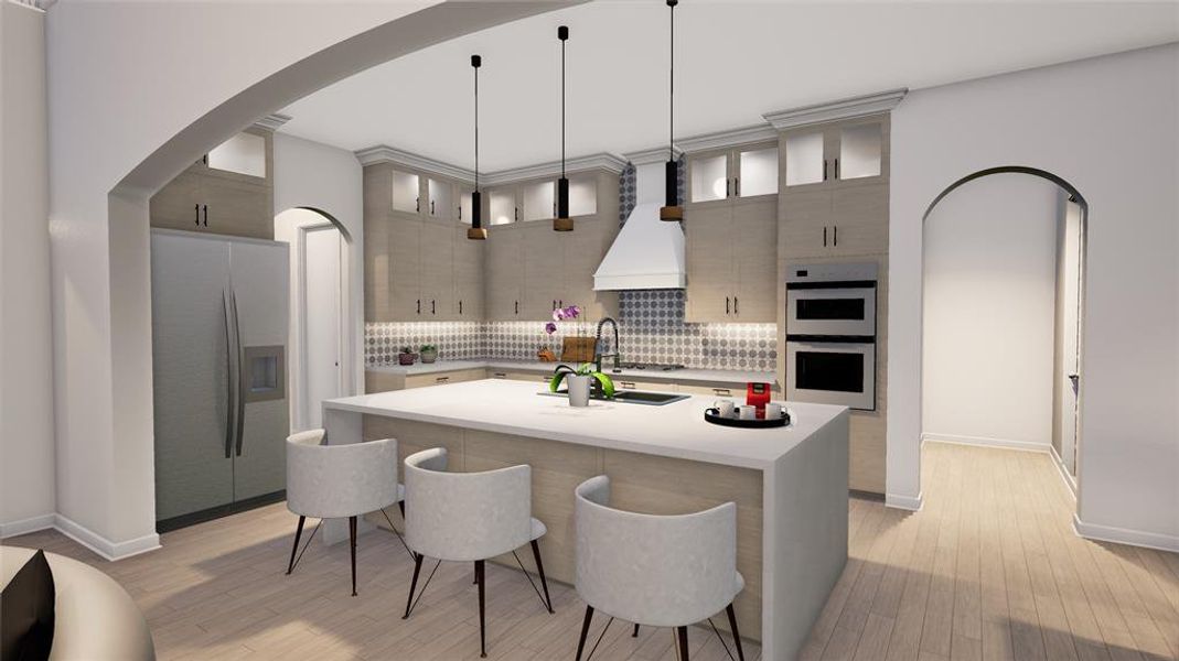 Furnished interior view inside a new home in , Sunnyvale (Image 8). Furnished interior view inside a new home in , Sunnyvale (Image 8).