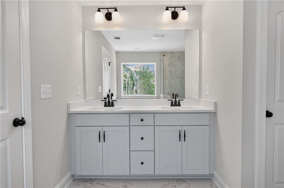 Furnished interior view inside a new home in , Loganville (Image 15).
