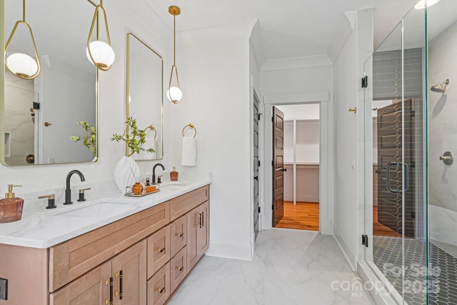 Furnished interior view inside a new home in , Charlotte (Image 7).