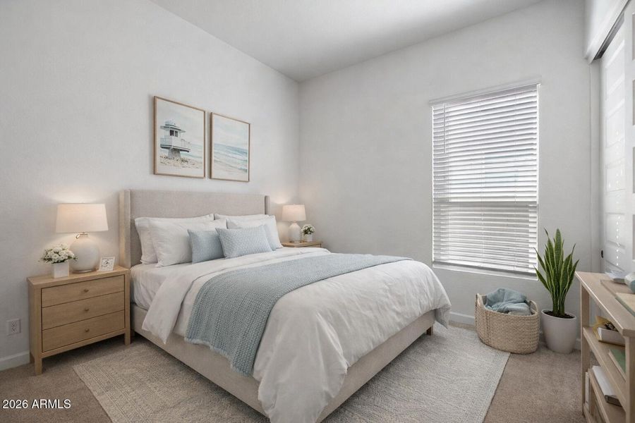 Virtually Staged Guest Bedroom 3