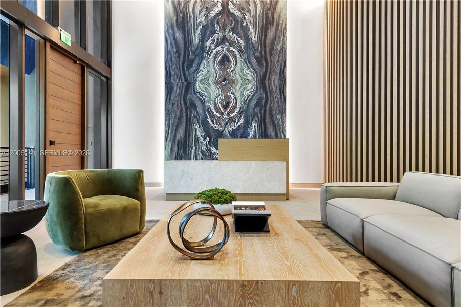Furnished interior view inside a new home in , Miami (Image 4).