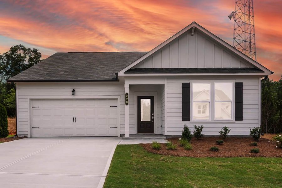 Representative exterior photo of a completed home built from the Moreland by Taylor Morrison in Weatherfield, Buford, GA (Image 21).