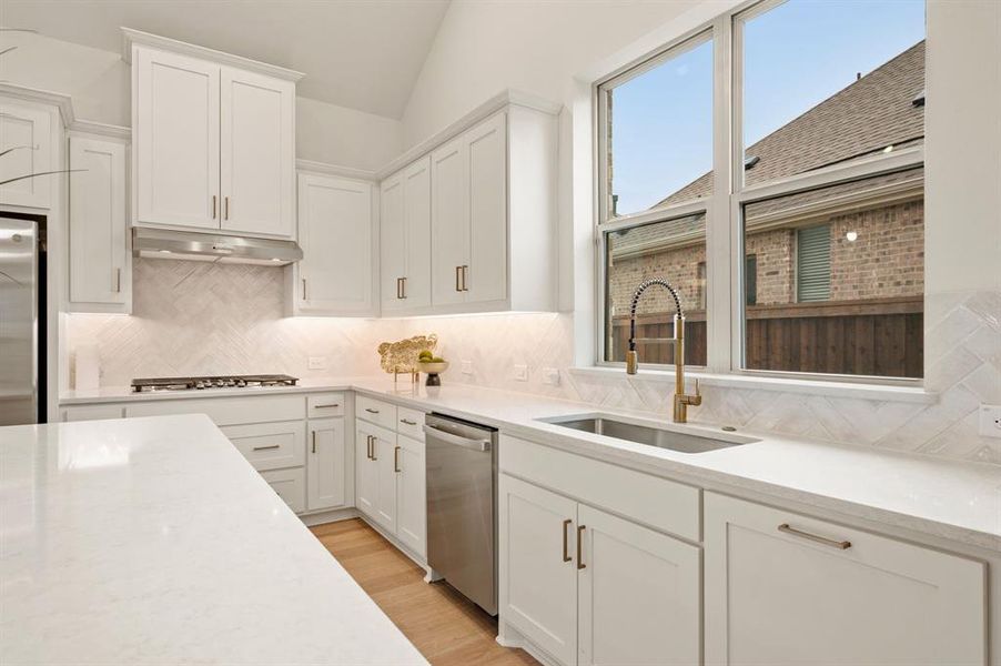 Furnished interior view inside a new home in Elements at Viridian - Garden Series, Arlington (Image 9).