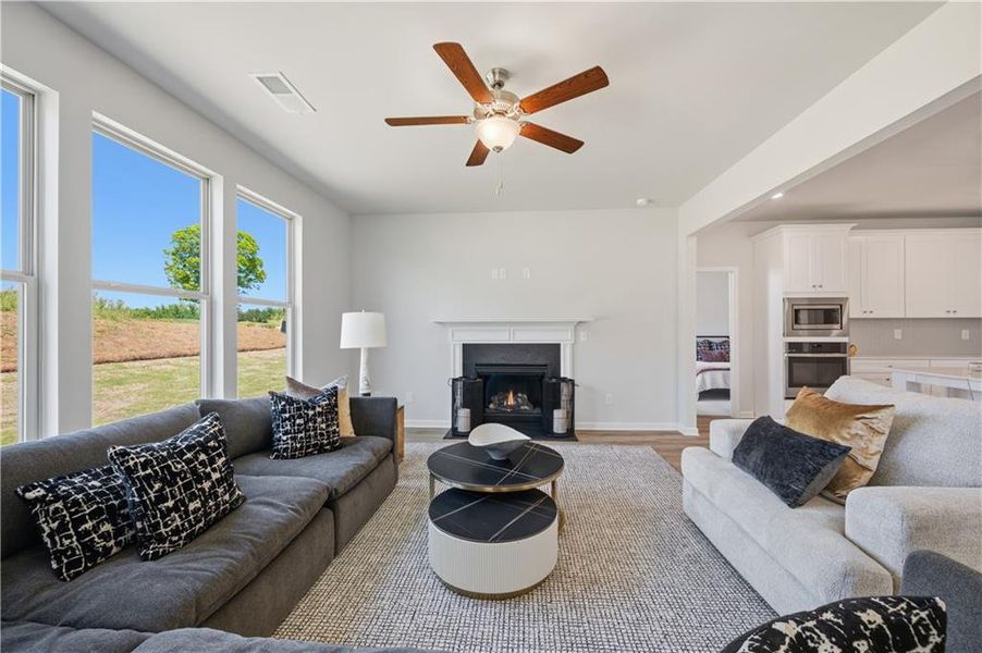 Furnished interior view inside a new home in Brighton, Locust Grove (Image 5).