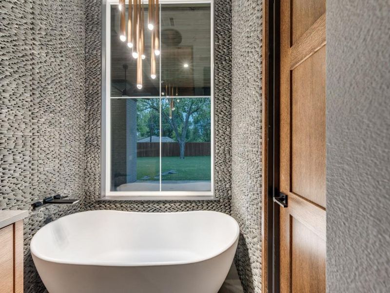 Close-up of interior finishes inside a home in , Dallas (Image 12).