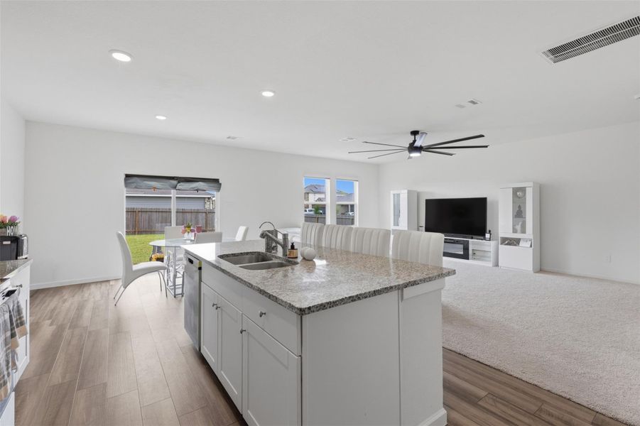 Furnished interior view inside a new home in , Houston (Image 16). Furnished interior view inside a new home in , Houston (Image 16).