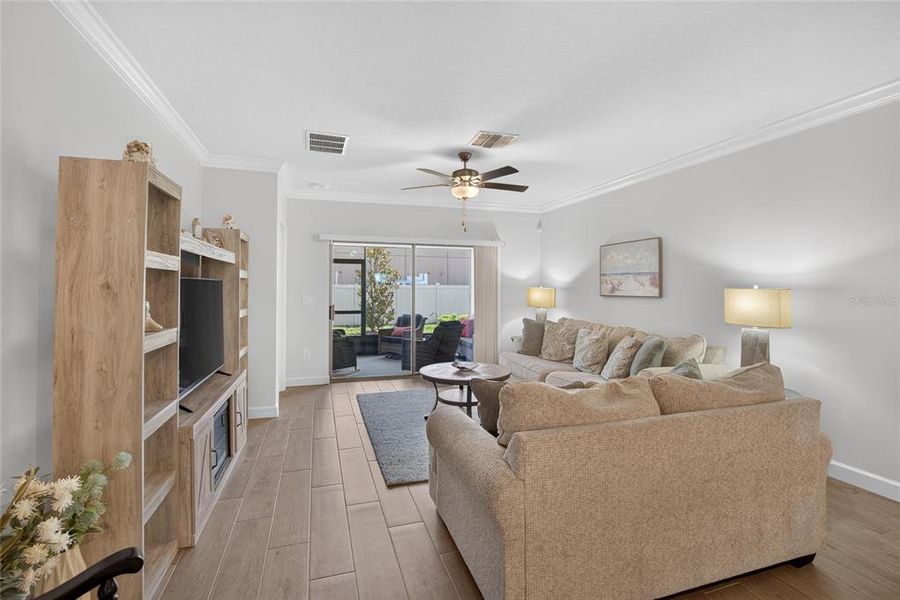 Furnished interior view inside a new home in Southshore Bay Active Adult, Wimauma (Image 17).