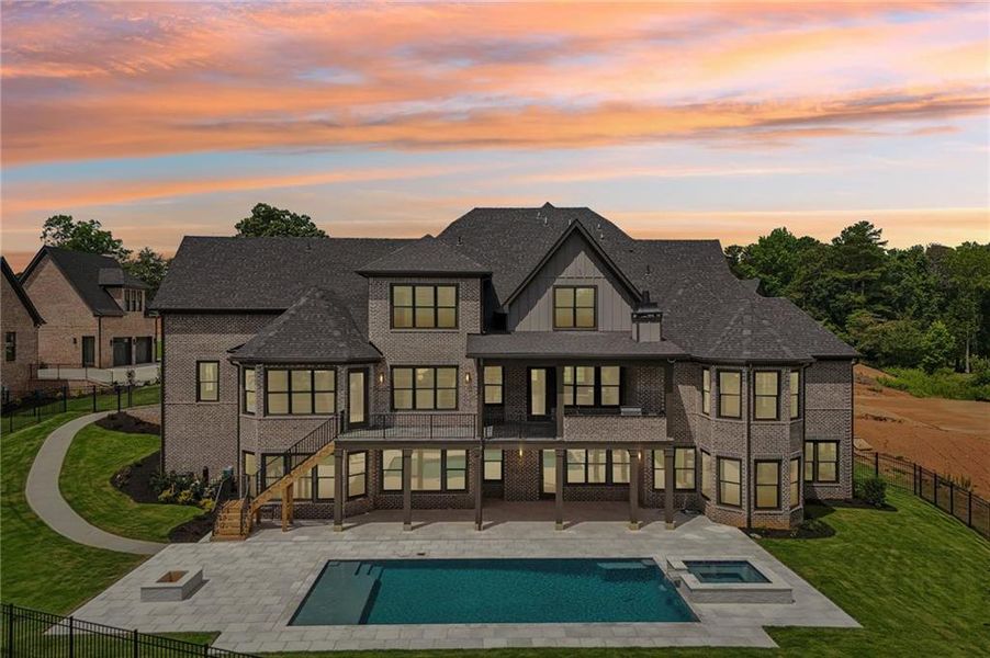 Front exterior of a new home in , Buford, GA, highlighting curb appeal (Image 30).