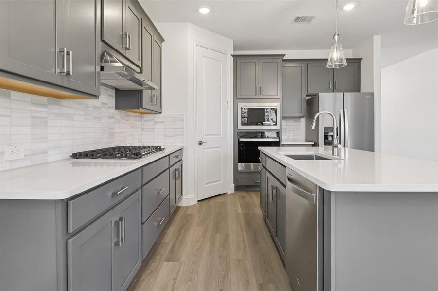 Furnished interior view inside a new home in Ashford Park - Texana Series, Corinth (Image 5).