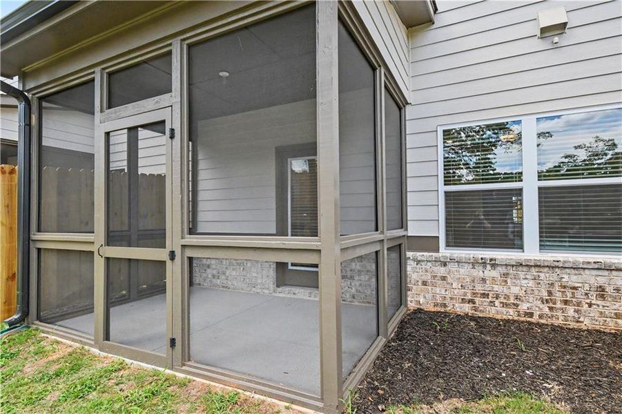 Exterior details and patio area of a home in , Norcross (Image 4).