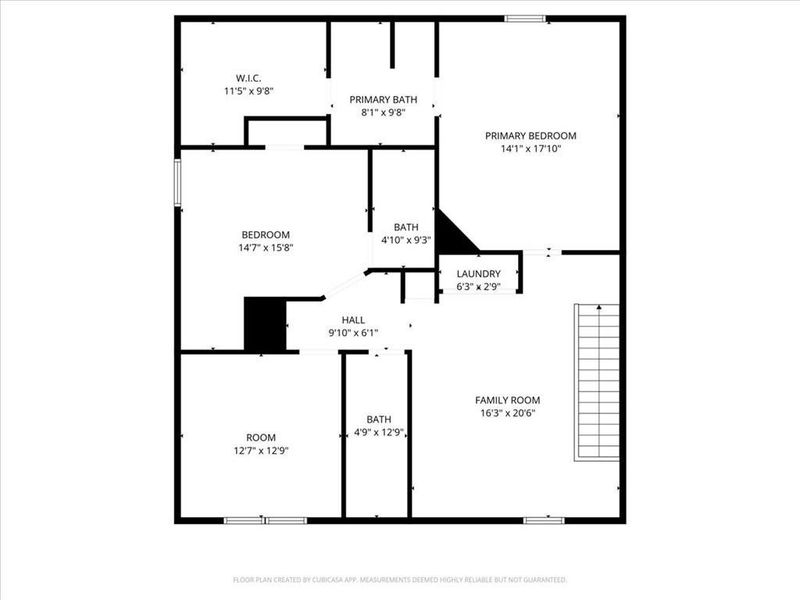 2D floor plan layout of this home in , Carrollton, GA (Image 5).