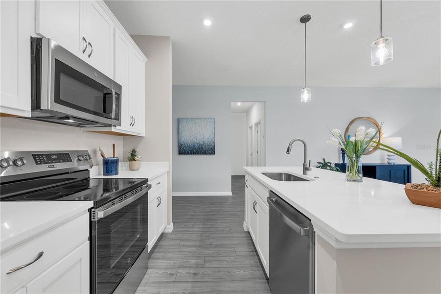 Furnished interior view inside a new home in Green Leaf, West Melbourne (Image 31).