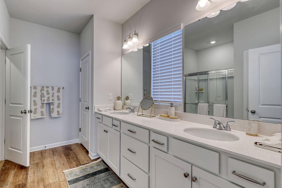 Furnished interior view inside a new home in Fairway Woods at Wyboo, Manning (Image 10).