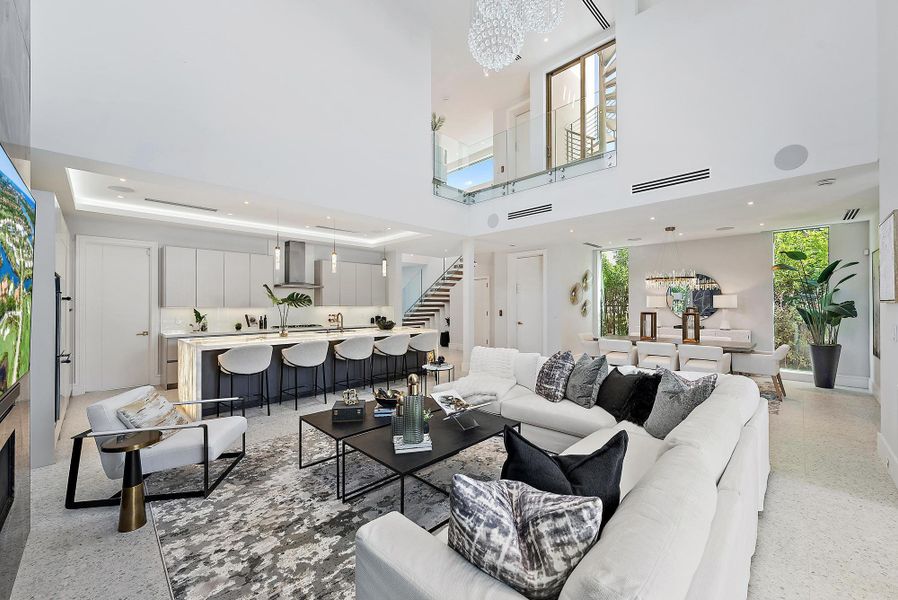 Furnished interior view inside a new home in , West Palm Beach (Image 8).