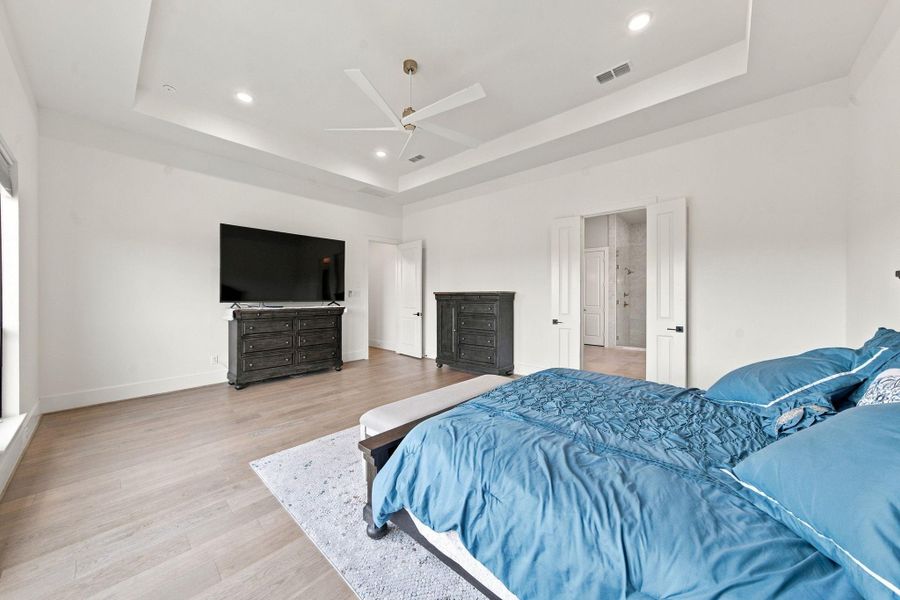 Furnished interior view inside a new home in , Cypress (Image 31).