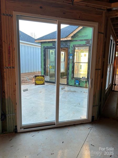 In-progress construction of a new home in The Courtyards at Hodges Farm, Charlotte, NC (Image 7).