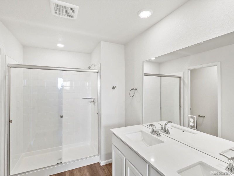 Furnished interior view inside a new home in Poudre Heights: The Meadow Collection, Windsor (Image 11).