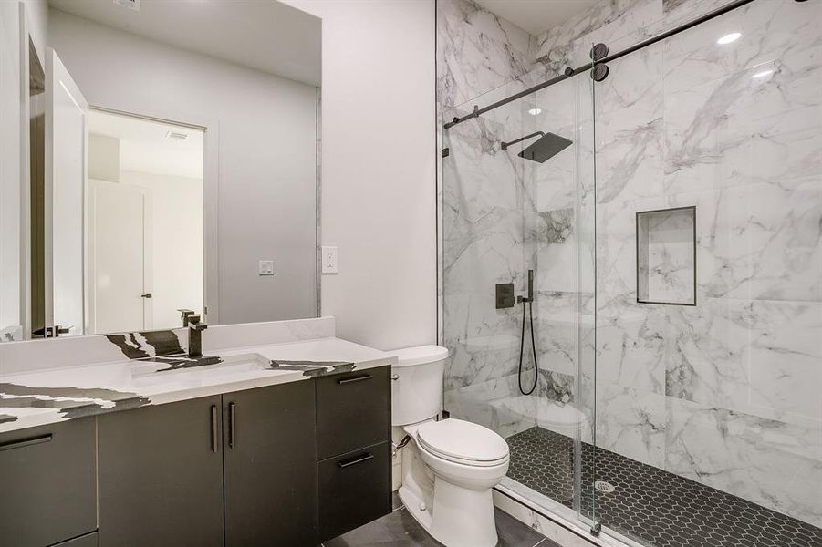 Furnished interior view inside a new home in , Arlington (Image 8).