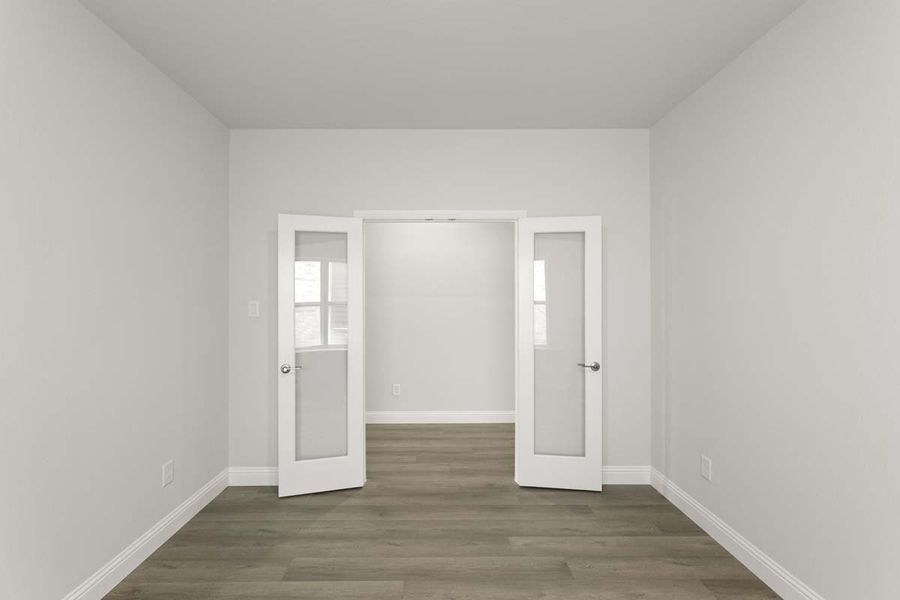 Representative unfurnished interior of a home built from the Addison II by Pacesetter Homes in Leonard Trails, Anna (Image 23).