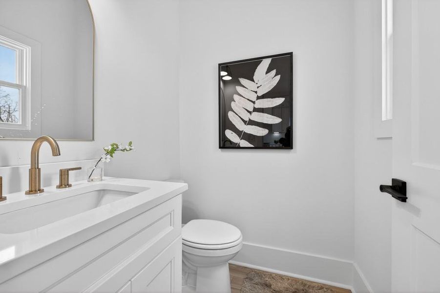 Furnished interior view inside a new home in Skyview On Broad, Sugar Hill (Image 28). Furnished interior view inside a new home in Skyview On Broad, Sugar Hill (Image 28).