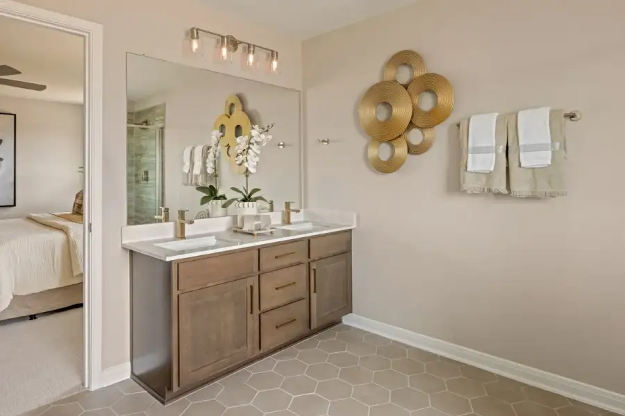 Representative furnished interior of a home built from the 2041 by KB Home in Eden Trails, Waller (Image 11).