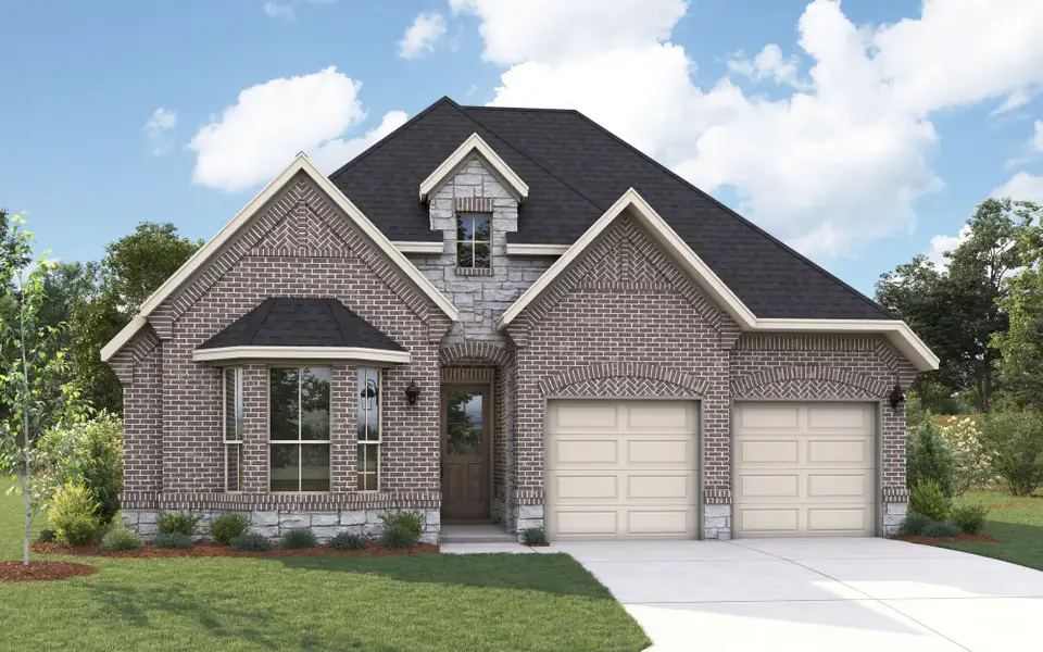 The Bianca - Old World with Stone Elevation The Bianca - Old World with Stone Elevation