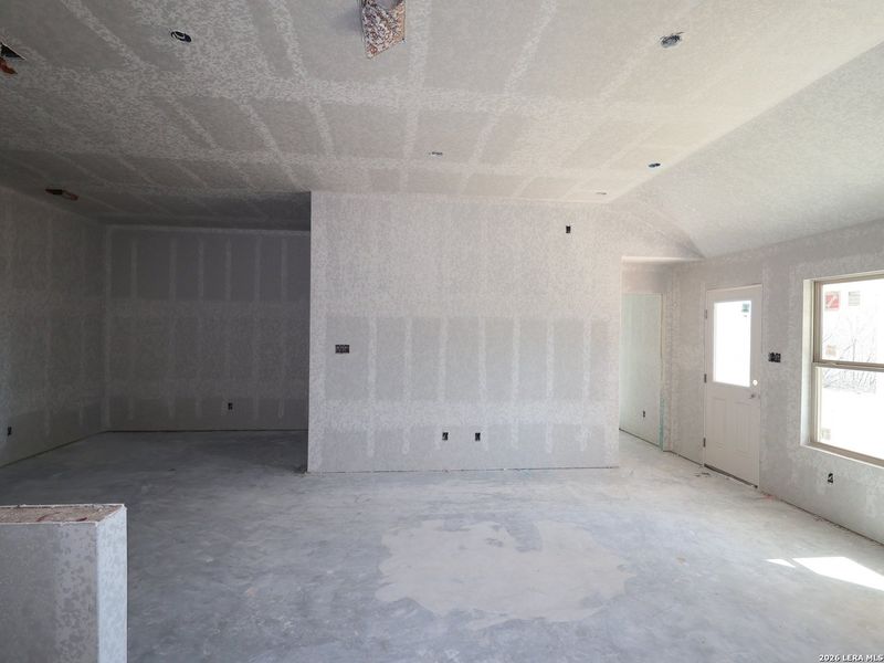 In-progress construction of a new home in Cinco Lakes, San Antonio, TX (Image 27).