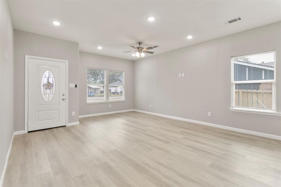 Spacious, unfurnished interior of a new home in , La Porte (Image 10). Spacious, unfurnished interior of a new home in , La Porte (Image 10).