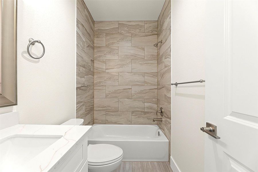 Furnished interior view inside a new home in , Houston (Image 7).