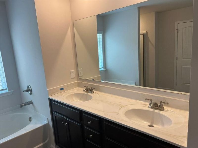 Furnished interior view inside a new home in Castleberry Pointe, Dawsonville (Image 7).