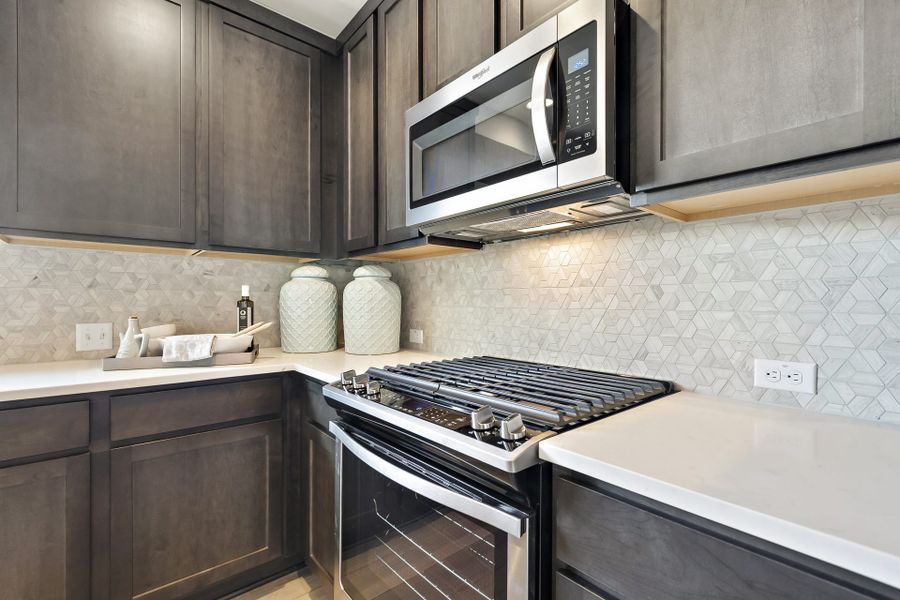 Furnished interior view inside a new home in Trace, San Marcos (Image 20).