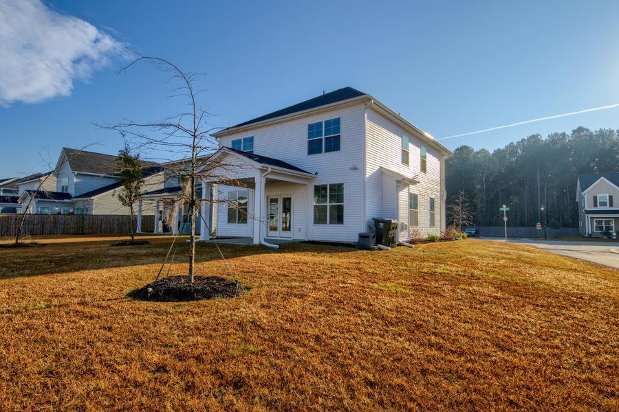 Exterior details and patio area of a home in Six Oaks, Summerville (Image 38). Exterior details and patio area of a home in Six Oaks, Summerville (Image 38).