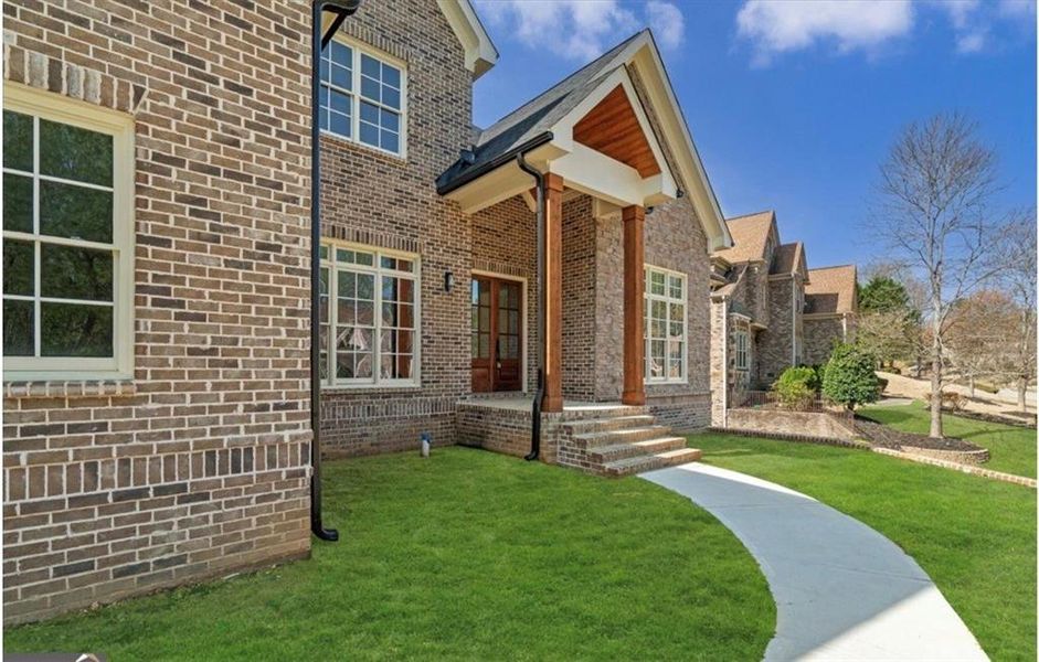 Exterior details and patio area of a home in Brookmont, Douglasville (Image 29).