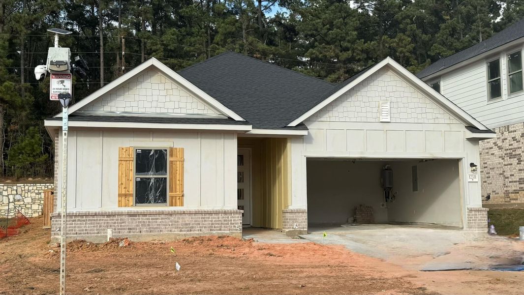 In-progress construction of a new home in Westridge Cove, Conroe, TX (Image 4).