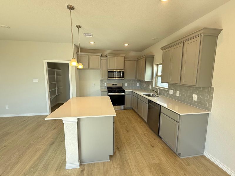 Furnished interior view inside a new home in Southern Pointe, College Station (Image 6).