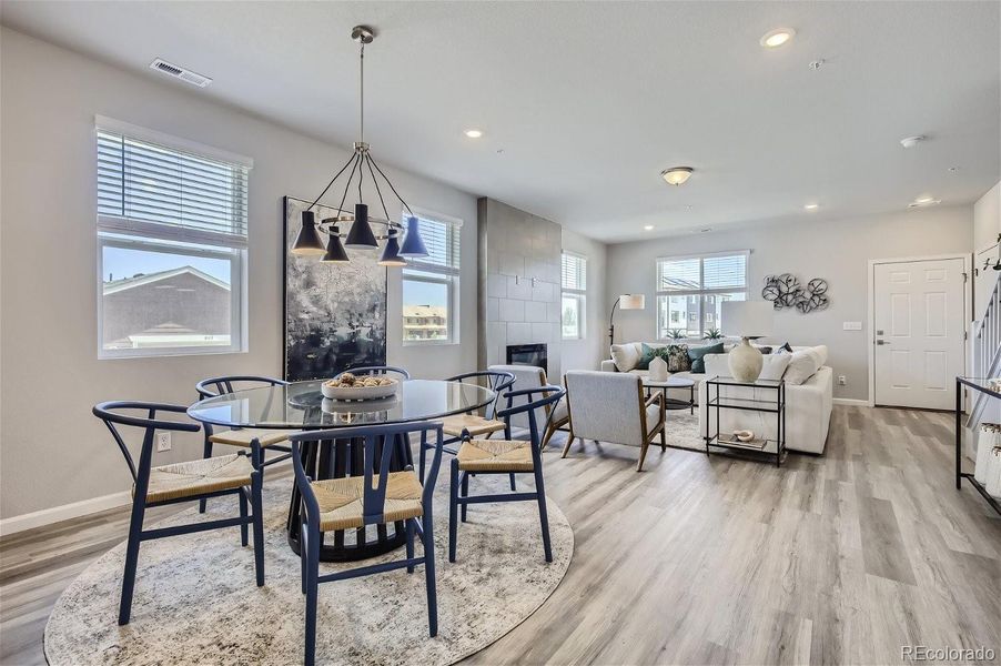 Furnished interior view inside a new home in , Fort Collins (Image 9).