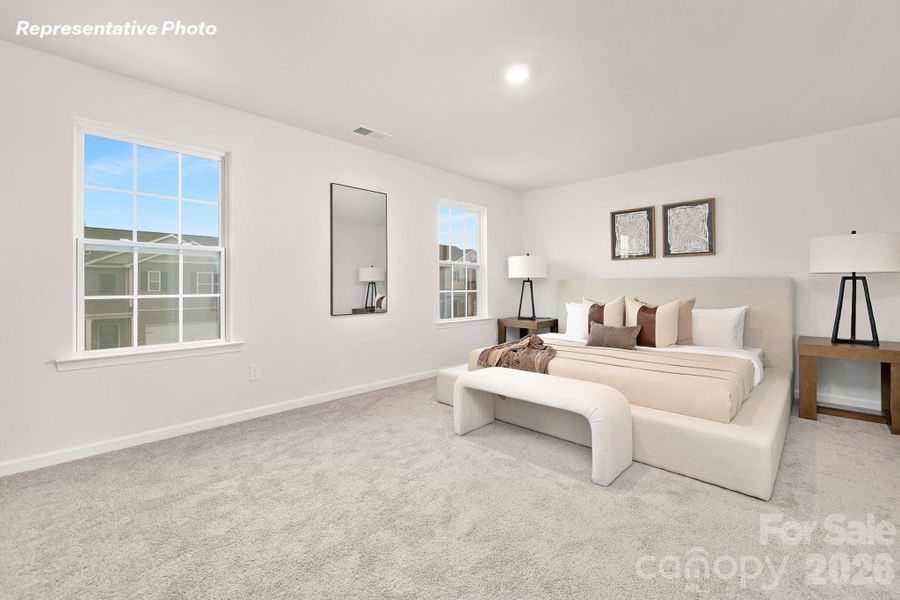 Furnished interior view inside a new home in Huffman Ridge, Hickory (Image 6).