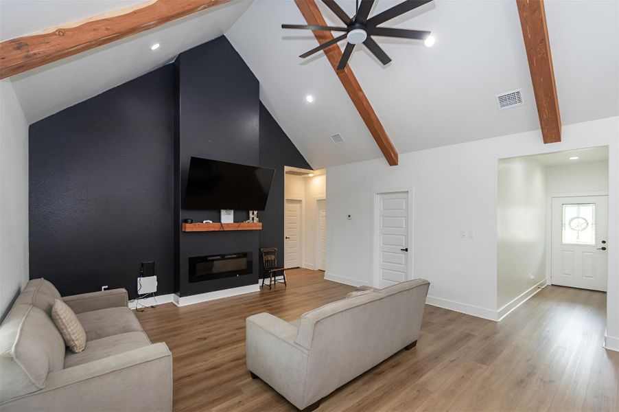 Furnished interior view inside a new home in , Livingston (Image 11).