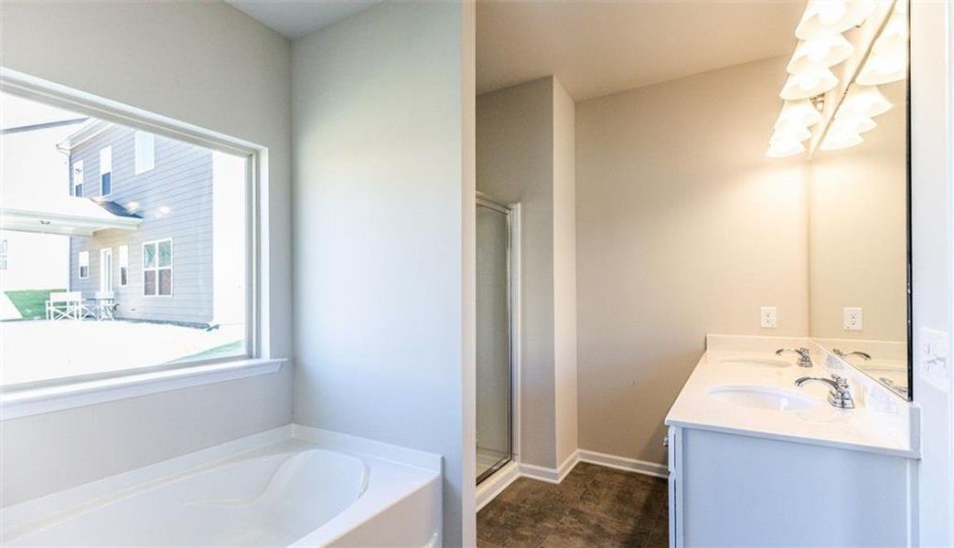 Furnished interior view inside a new home in Summerfield Place, Carrollton (Image 7).