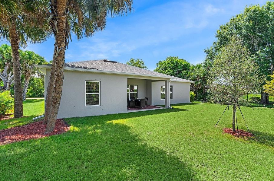 Front exterior of a new home in , Sebastian, FL, highlighting curb appeal (Image 21). Front exterior of a new home in , Sebastian, FL, highlighting curb appeal (Image 21).