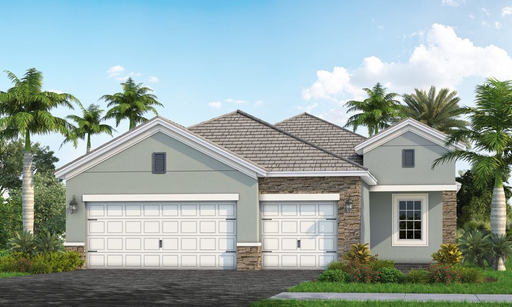 Representative exterior photo of a completed home built from the Brilliance by Neal Communities in Verandah, Fort Myers, FL (Image 2).