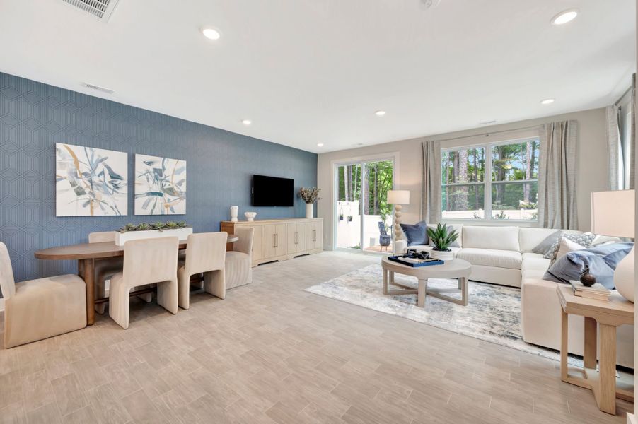 Representative furnished interior of a home built from the Vienna by Mattamy Homes in Ashmore Townes, Garner (Image 6).